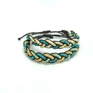 🆕 2 Boho Beach Style Beaded Bracelets $9 🏄🌊